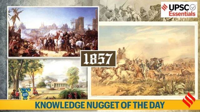 upsc, revolt of 1857, sepoy mutiny, first war of independence, history
