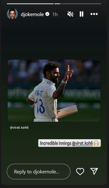 Novak Djokovic Virat kohli