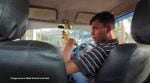 Kolkata Auto Driver Scam: In the video, Dustin is seen confronting the driver. “I showed you the hotel first, we agreed to this, and then you took me to the wrong hotel,” he says (Image source: Meet Dustin/YouTube)