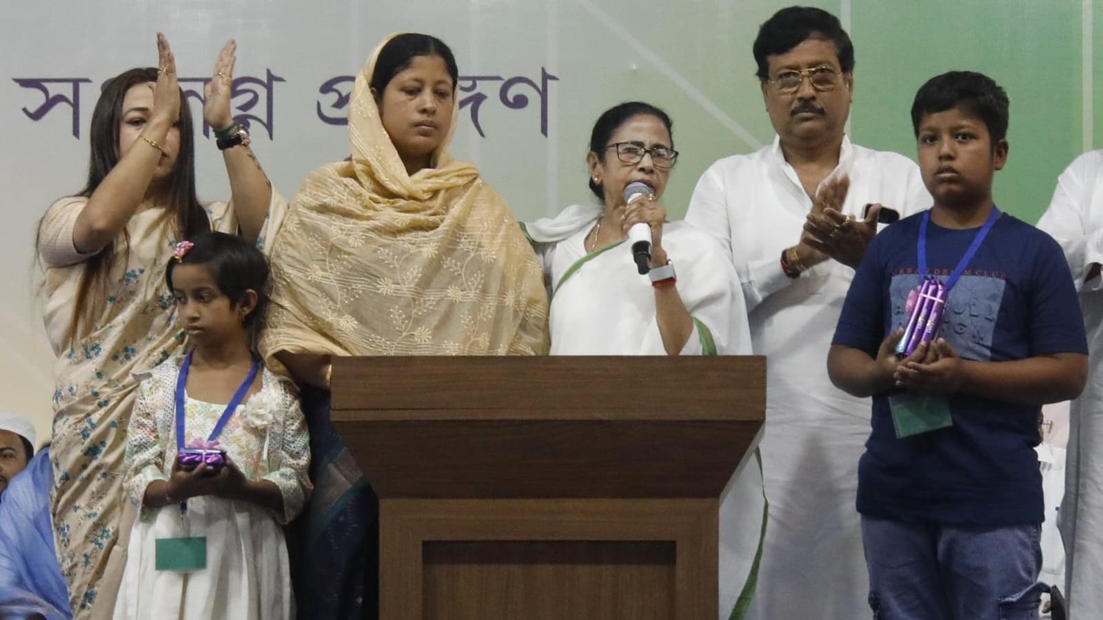 Mamata Banerjee gives job, financial aid to wife of soldier killed in J&K