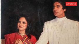 Amitabh Bachchan with Maadhavi
