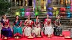 The viral video shows the contestants dressed to the nines in stunning sarees, wearing bangles, gajra, bindi, and other Indian accessories (Image source: @missworld/Instagram)