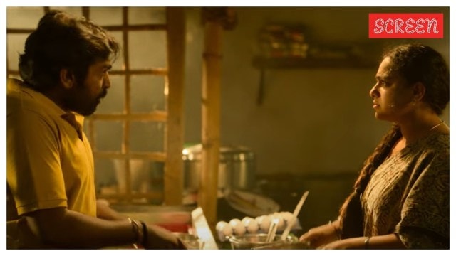Vijay Sethupathi and Nithya Menen in Thalaivan Thalaivii