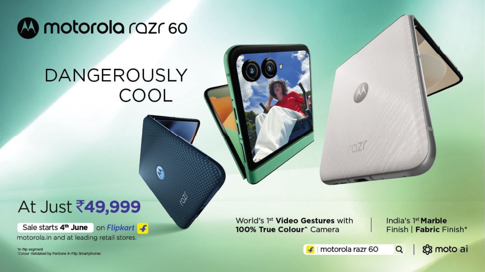 Motorola launches Razr 60 with 3.6-inch cover display in India for Rs 49,999