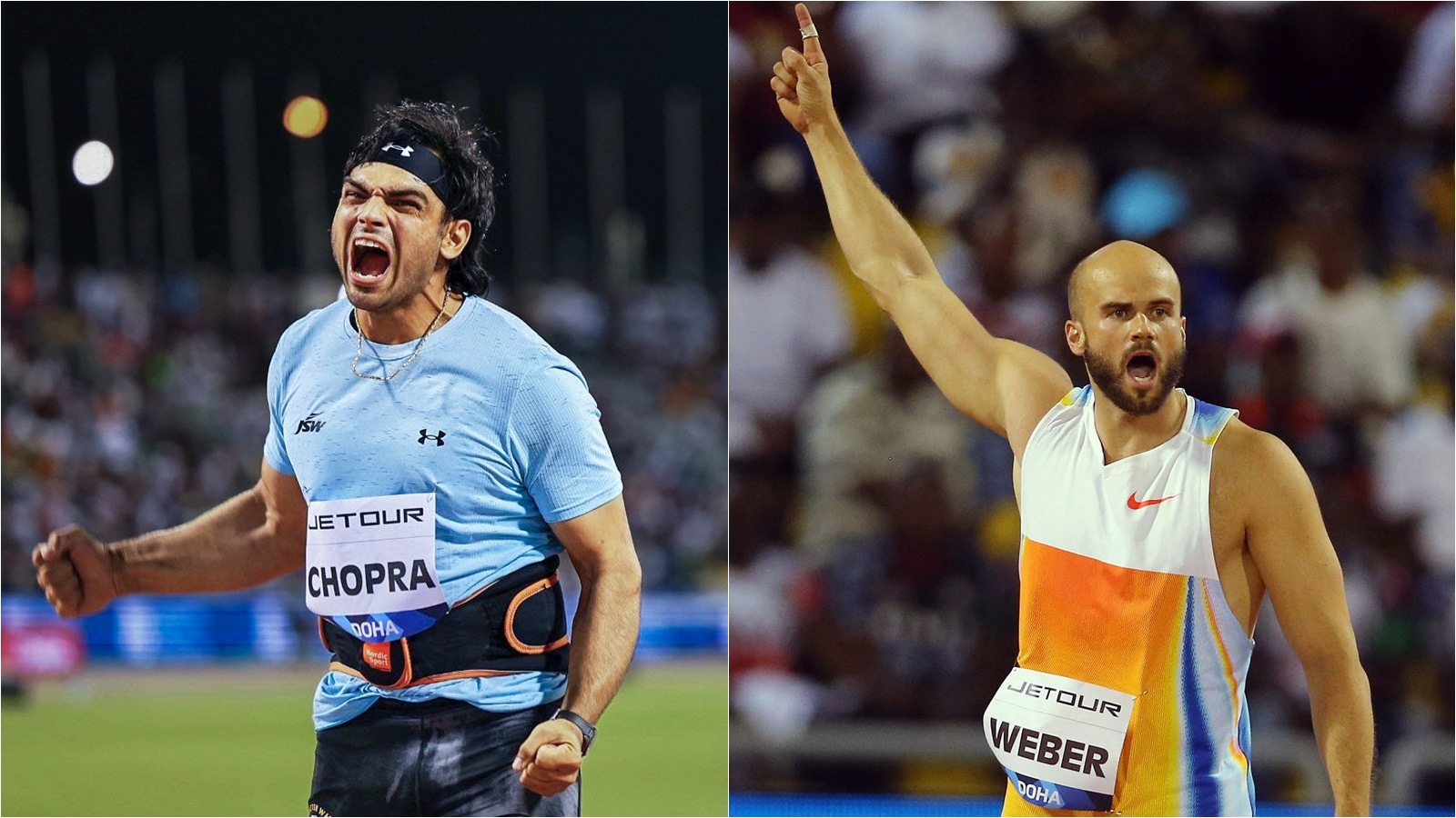 Neeraj Chopra enters elite 90m javelin club with Weber