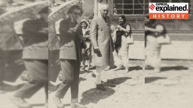 Nehru-Indira Gandhi in Pahalgam, J&K June 1963