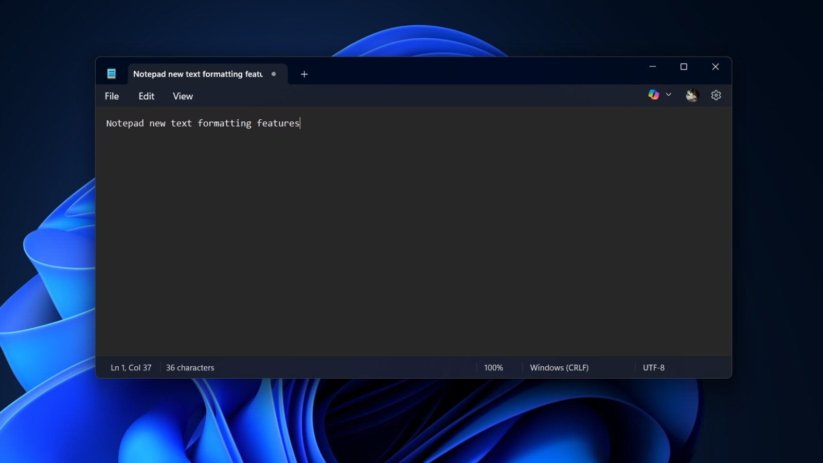 Microsoft updates Windows 11 Notepad with new text formatting options