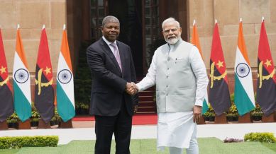 PM Modi meets Angolan President