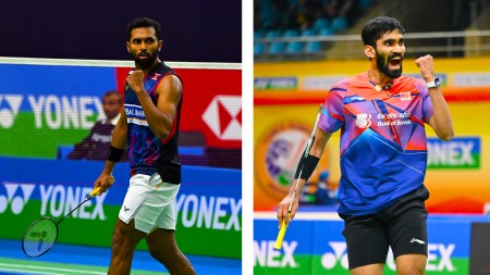 File image of HS Prannoy and Kidambi Srikanth. (Photo Credit: BAI)