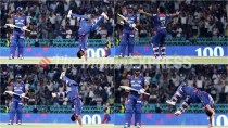 WATCH: Rishabh Pant pulls off acrobatic celebration after scoring 100 vs RCB