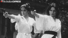 Parveen Babi and Shabana Azmi in ASHANTI