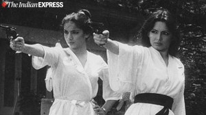 Parveen Babi and Shabana Azmi in ASHANTI