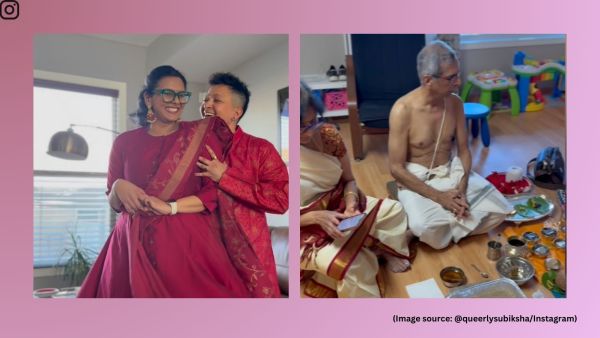 The simple yet profound exchange has since resonated widely, garnering over seven lakh views and symbolising a powerful shift towards inclusivity in traditional spaces (Image source: @queerlysubiksha/Instagram)