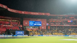 RCB's match against KKR was washed out, resulting in the latter being knocked out. (Sportszpics)