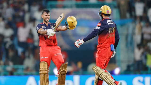 RCB beat LSG at Ekana on Tuesday. (Sportzpics for IPL)