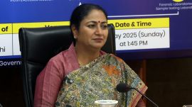 Rekha Gupta on Sanskrit language