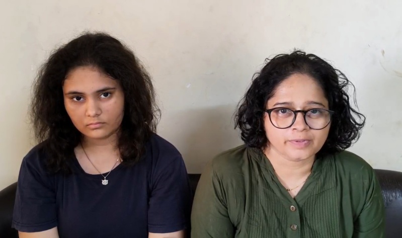 Richa Mone and Anushka Mone (Express Photo)