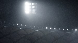 SRH vs DC in IPL 2025: Rain stops play during match 55 of the Indian Premier League season 18 (IPL 2025) between Sunrisers Hyderabad and Delhi Capitals held at the Rajiv Gandhi International Stadium, Hyderabad. (Sportzpics for IPL)
