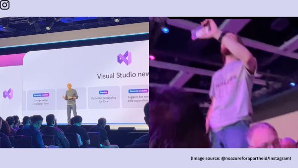 The protest came after Microsoft published a blog post just a few days earlier