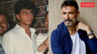Shah Rukh Khan and Rahul Dev