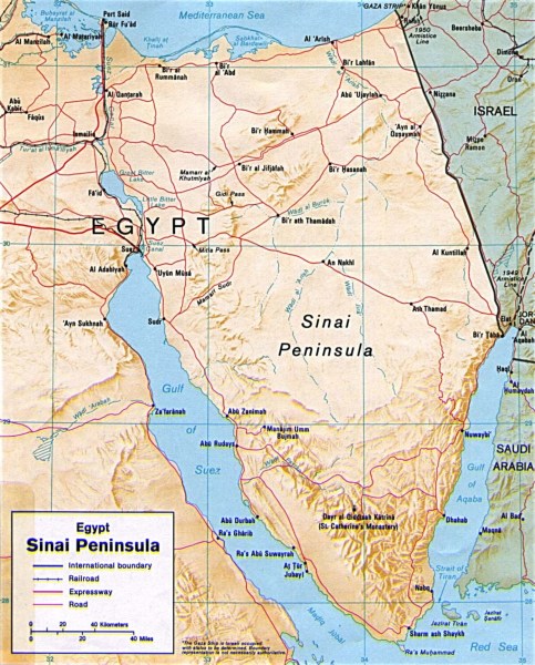 Sinai peninsula