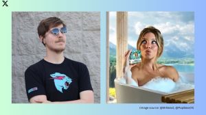 MrBeast shared a screenshot of a fan asking him to buy Sydney Sweeney’s soap