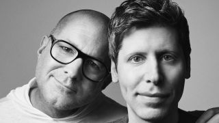 Jony Ive (left) and OpenAI CEO Sam Altman.