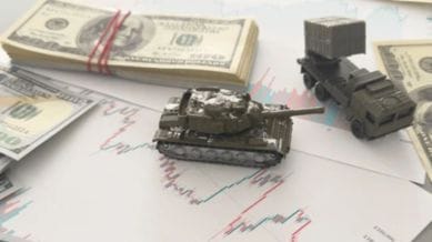 Top 10 Military spending by country GDP 2024-25: India is one of the world’s largest arms importer, accounting for 2.3 per cent of its GDP on military. (Shutterstock(