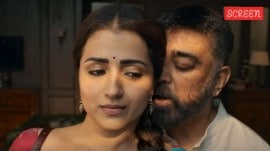 Kamal Hassan and Trisha Krishnan