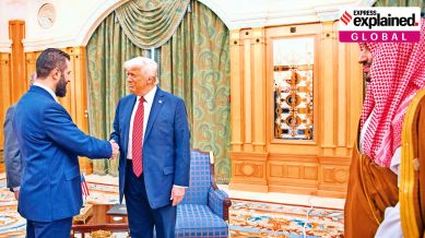 donald trump, Saudi Arabia, Qatar, United Arab Emirates, Middle East, Middle East conflict, cessation of sanctions, Riyadh, Trump, Indian express explained, explained news, current affairs