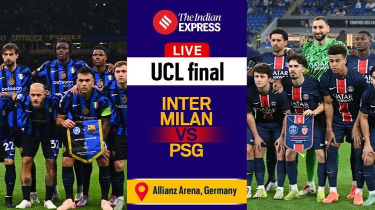  Inter face PSG in final on Saturday.