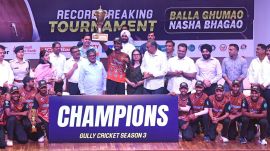 Gully cricket tournament, UTCA cricket tournament, Punjab governor, Chandigarh