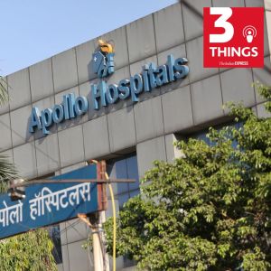 3 things podcast the indian express India Pakistan tensions Apollo hospitals Murshidabad