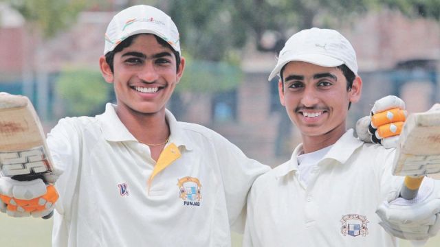 Shubman Gill and Nirmal Singh
