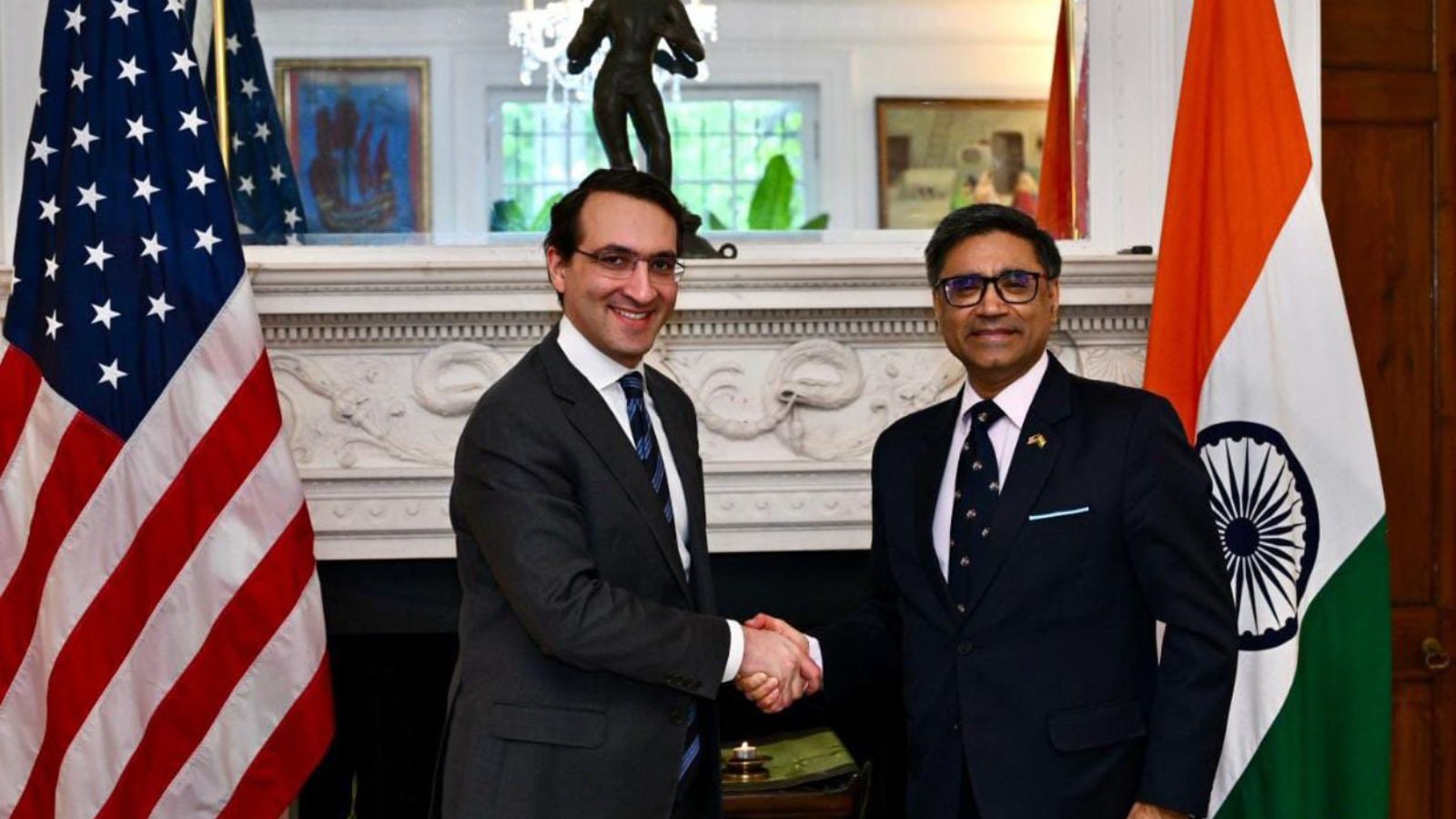 Foreign Secretary Vikram Misri meets US Under Secretary Jeffrey Kessler in Washington