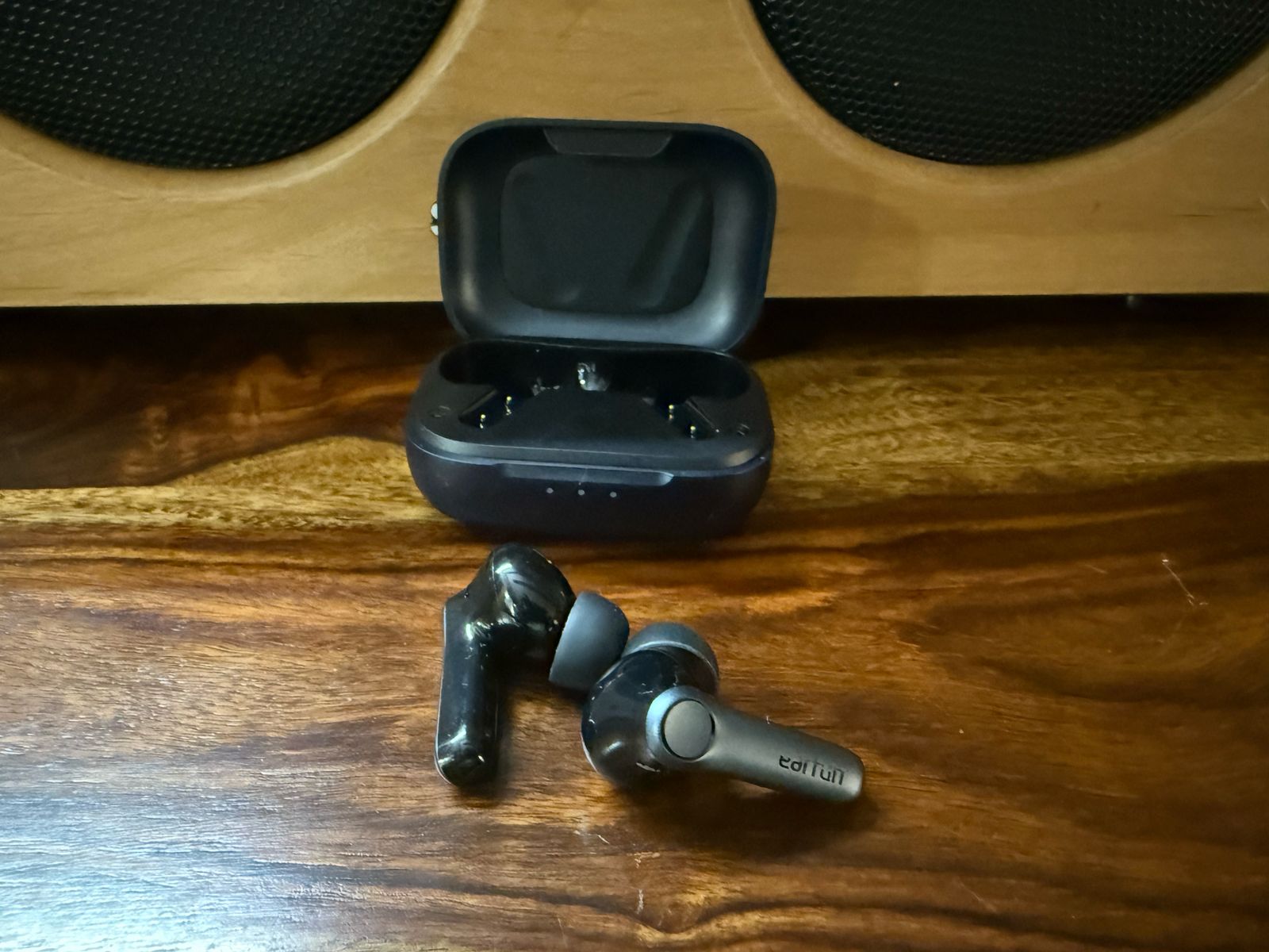 The EarFun app lets you configure the noise cancellation levels and switch to an ambient or normal mode.