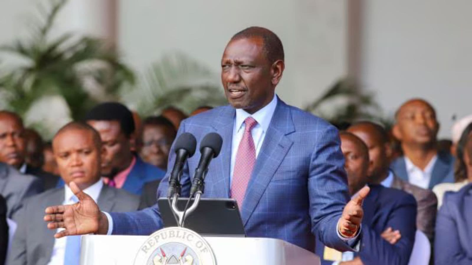 Throwing shoes in Kenya