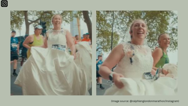 Laura's close friend, Kate Walford, also took part in the marathon