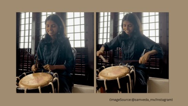 Young Malayali artist covered "O Re Piya" on the music instrument chenda. (Image Source: @samveda_mv/Instagram)