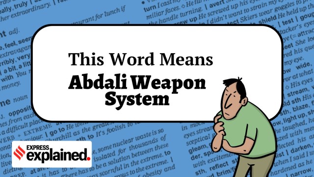 Abdali missile