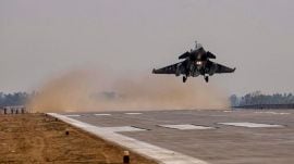 IAF mock drill near India Pakistan border