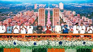 Amaravati, Narendra Modi, Andhra Pradesh government, N Chandrababu Naidu, Velagapudi, Indian express news, current affairs