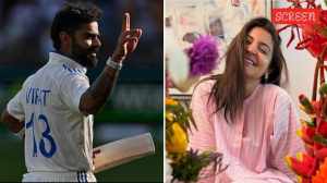 Anushka Sharma reacts to Virat Kohli Test retirement.