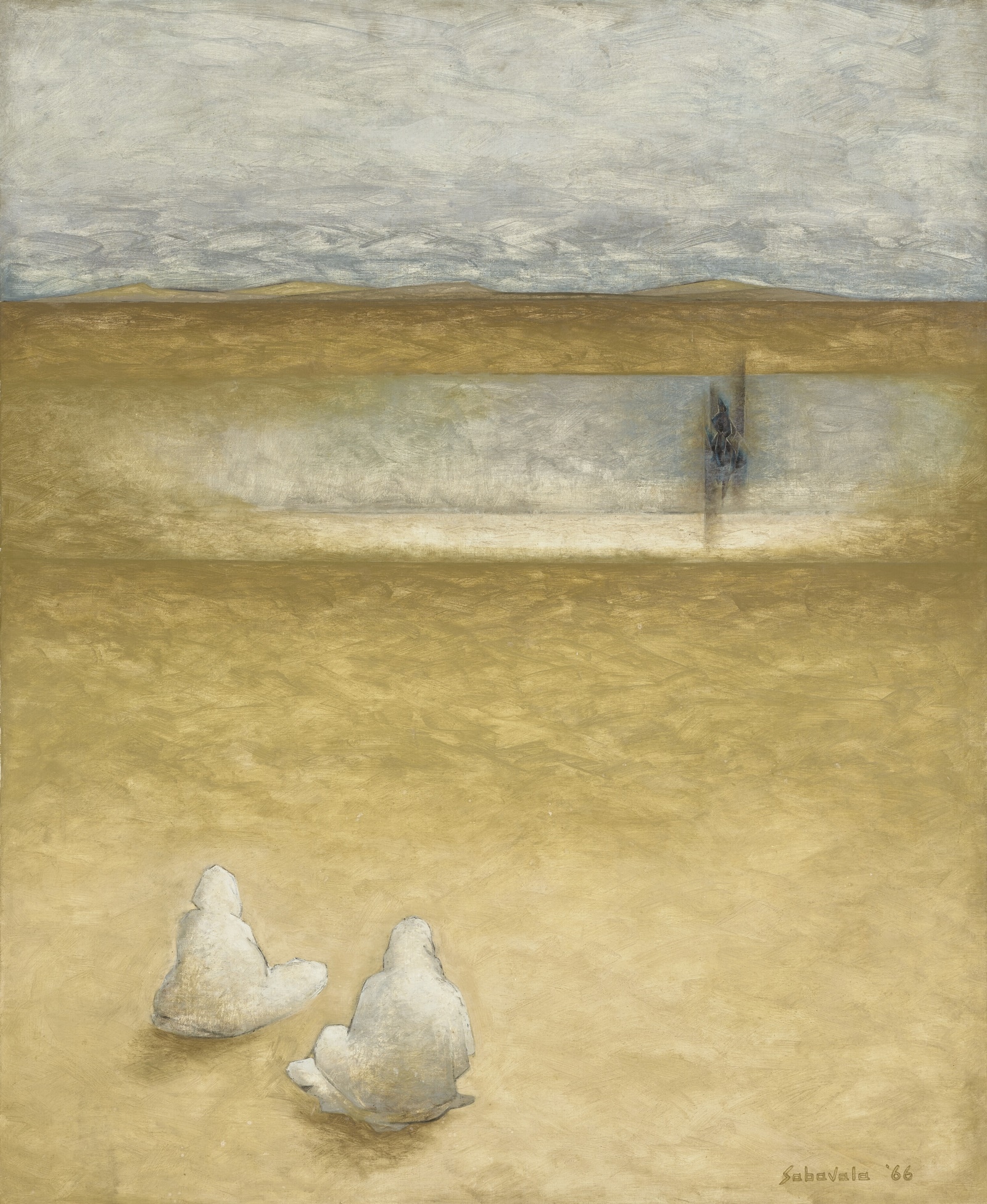 Jehangir Sabavala, Mirage, 1966, Oil on canvas, 41 x 33 inches