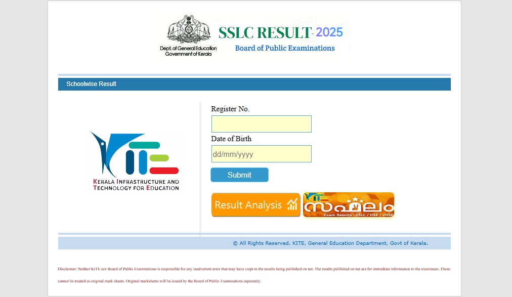 SSLC Result 2025 Kerala: 99.5% students pass, Thiruvananthapuram lowest performer