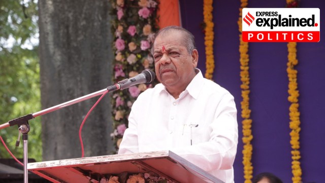 Sources in the BJP said that following his son Balvantsinh’s arrest, the party is considering multiple options, such as dropping Khabad from the council of ministers.