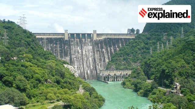 The Bhakra-Nangal project is among the earliest post-Independence river valley development projects, comprising dams on the Satluj – the Bhakra dam in Himachal Pradesh (pictured), and the Nangal dam in Punjab.