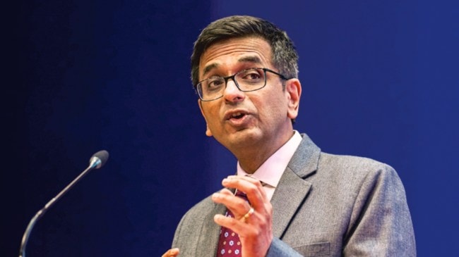 Former CJI D Y Chandrachud