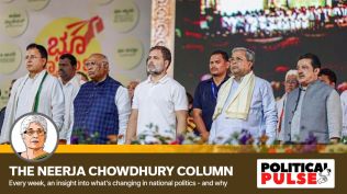 Vijayanagara [Karnataka], May 20 (ANI): Lok Sabha LoP and Congress MP Rahul Gandhi, Party President Mallikarjun Kharge, Karnataka Chief Minister Siddaramaiah and others during the Samarpane Sankalpa Rally at Hosapete, in Vijayanagara on Tuesday. (ANI Photo)