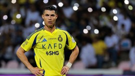 Cristiano Ronaldo has hinted at his Al-Nassr exit at the end of the SPL season. (Reuters)